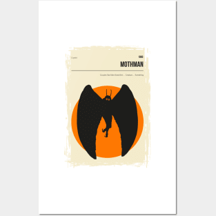 Mothman Cryptid Book Cover Poster Posters and Art